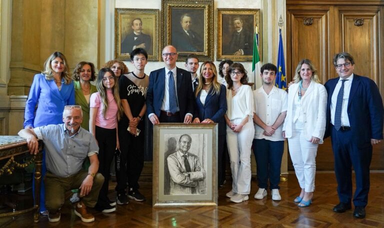 Una delegazione del liceo artistico statale di Napoli ricevuta dal Ministro della Pubblica istruzione Valditara