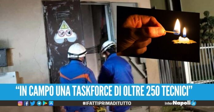 Blackout elettrico tra Napoli e Caserta, arriva la risposta dell'Enel