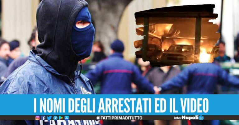 Blitz contro la fazione Bidognetti dei Casalesi, 5 arresti auto incendiate alle vittime del racket