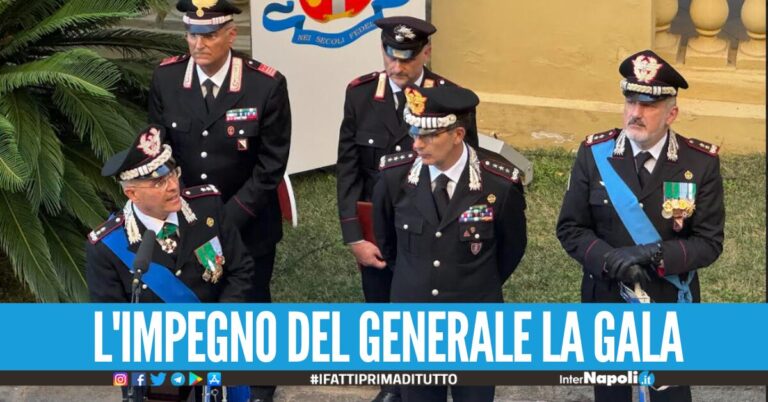 Cambio al vertice della Legione Carabinieri Campania. Il Generale Jannece lascia il comando, ritorna il Generale La Gala