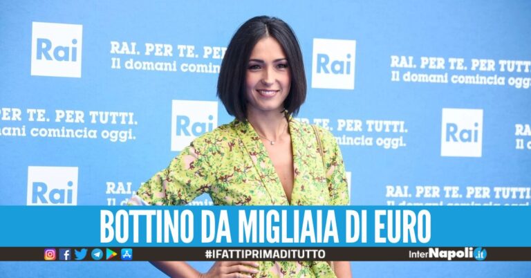 Furto nella notte a casa di Caterina Balivo, rubati Rolex e borse griffate
