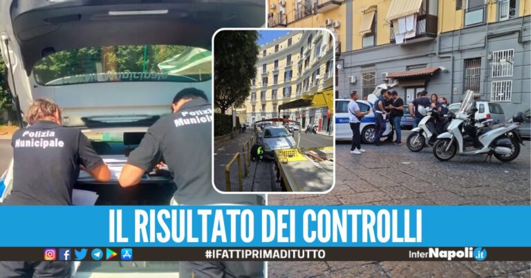 Merce scaduta, ambulanti abusivi e auto irregolari: sequestri e oltre 10mila euro di multe a Napoli