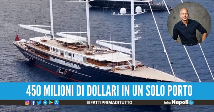 Il mega-yacht di Jess Bezos a Porto Cervo