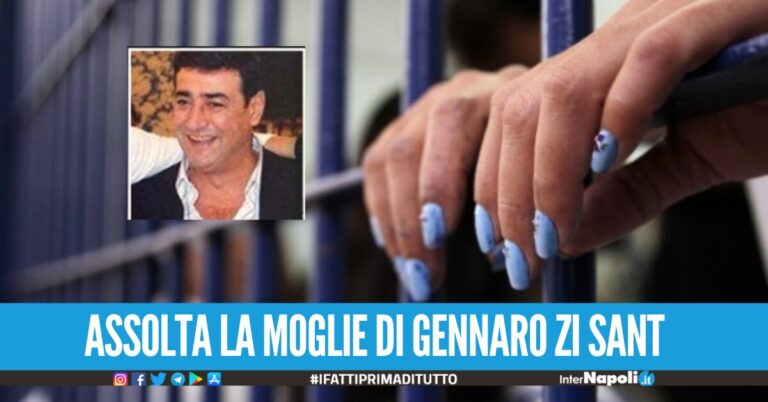 Non era ambasciatrice del clan Moccia, secondo assoluzione per la moglie del defunto ras Tuccillo