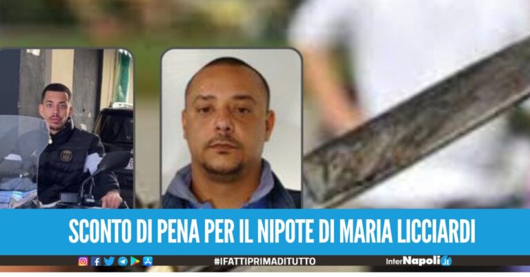 sconto di pena per il nipote di Maria Licciardi