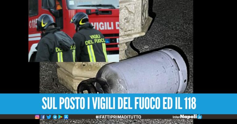 Terrore a Napoli, esplode bombola di gas: in casa c’erano marito e moglie