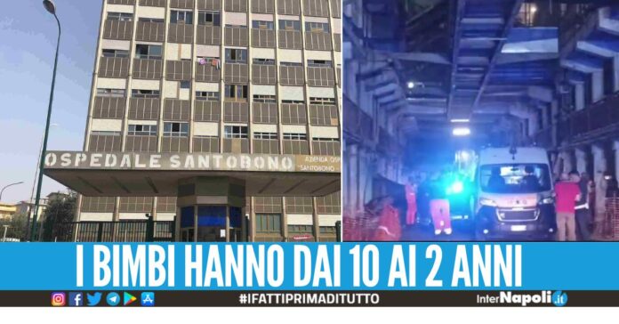 Crollo a Scampia, 7 bimbi ricoverati in codice rosso al Santobono