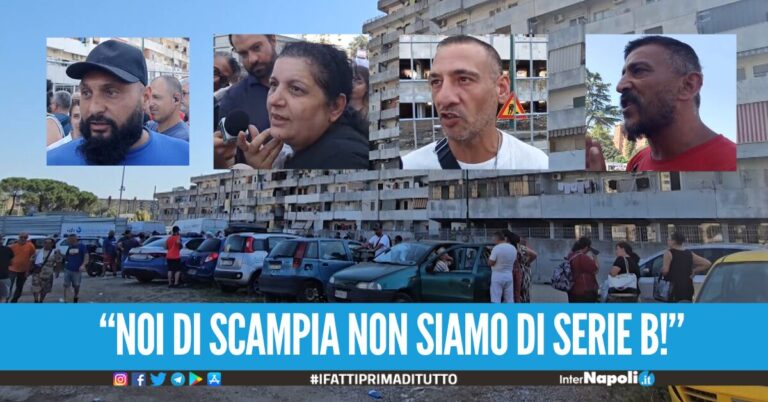 Crollo nella Vela Celeste, la rabbia dei residenti Scenario da guerra, prima dei lavori dovevano evacuarci''