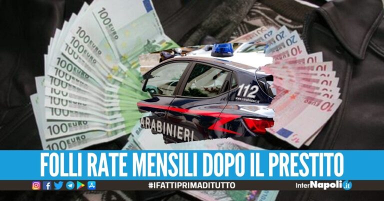 Fermati 3 usurai legati alla camorra, tassi d'interesse oltre il 100%
