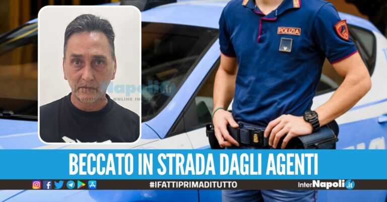Tenta la fuga dai domiciliari, 54enne bloccato a Secondigliano