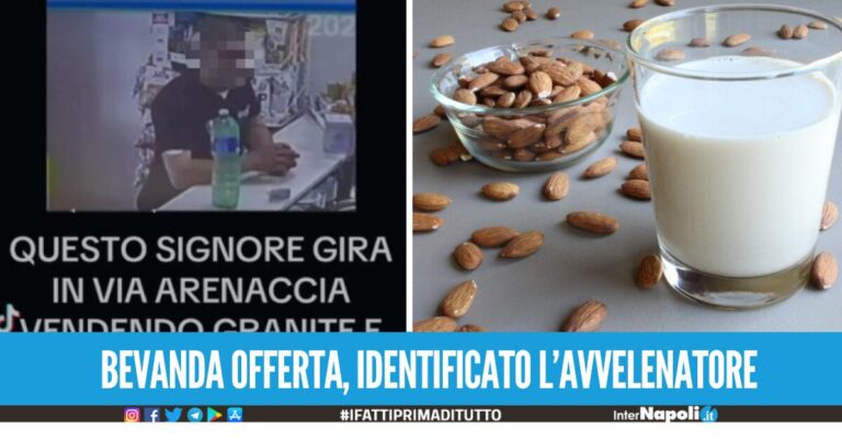 Identificato l'avvelenatore del latte di mandorla, 7 intossicati a Napoli aveva sciolto benzodiazepina nei bicchieri