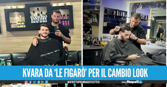 Kvaratskhelia da 'Le Figarò' a Giugliano, nuovo look prima del ritiro a Castel Di Sangro