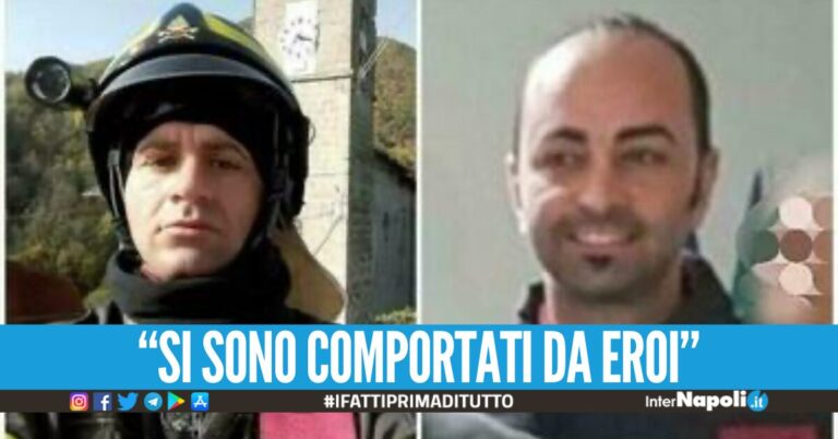 Nicola Lasalata e Giuseppe Martino, i due vigili del fuoco morti per salvare una famiglia