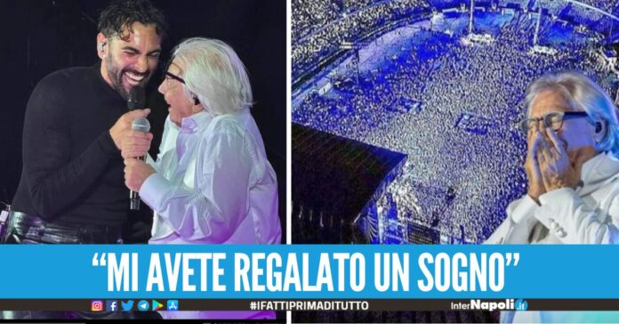 Nino D'Angelo ancora emozionato dopo il concerto al Maradona Grazie Popolo delle mie canzoni