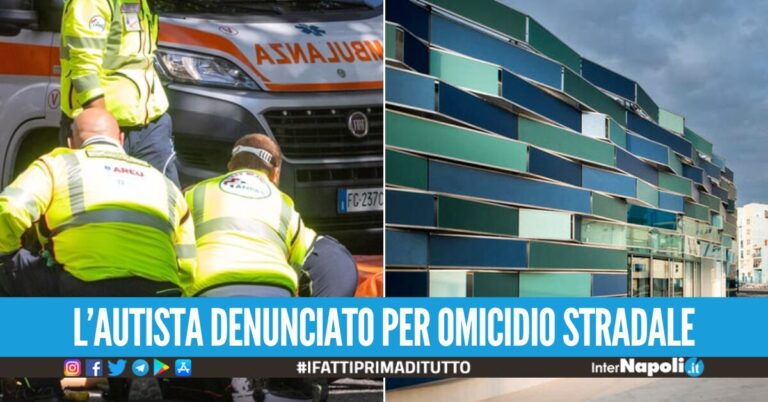 Investito da un’auto mentre passeggia, 33enne muore all’Ospedale del Mare