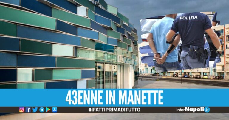 Aggredisce i vigilantes all’Ospedale del Mare, interviene la polizia e lo arresta