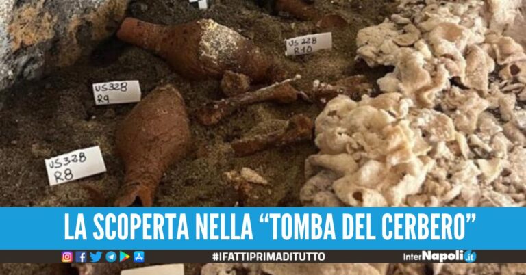 scavi di liternum corpo di 2000 anni fa