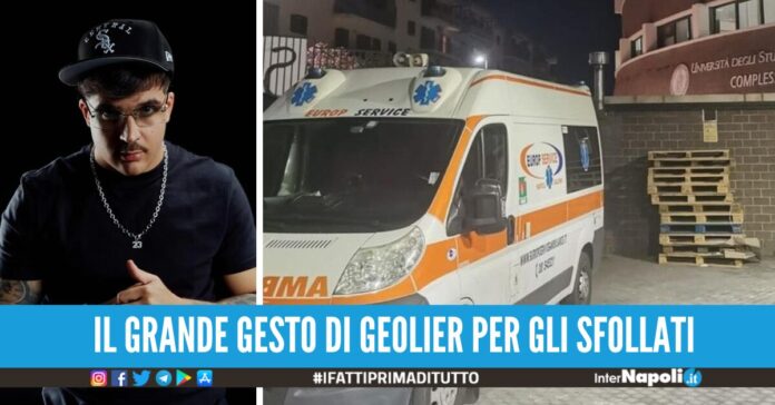 geolier ambulanza scampia
