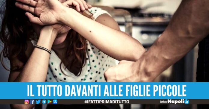 aggredisce la moglie ischia