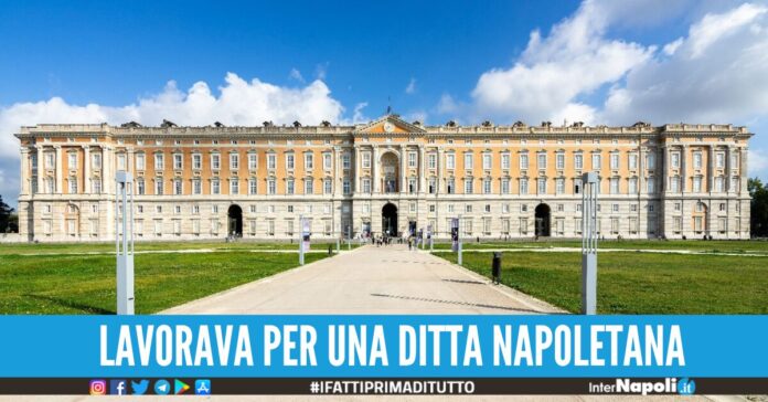 operaio morto reggia di caserta