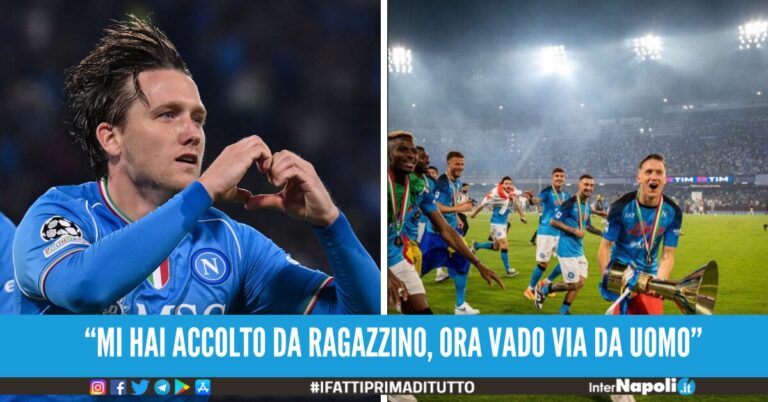 zielinski lettera d'addio napoli