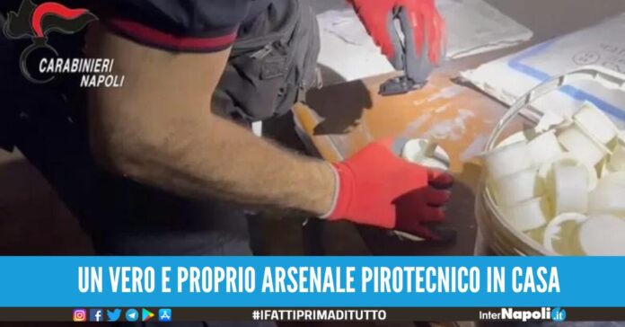 fuochi d'artificio abusivi torre del greco