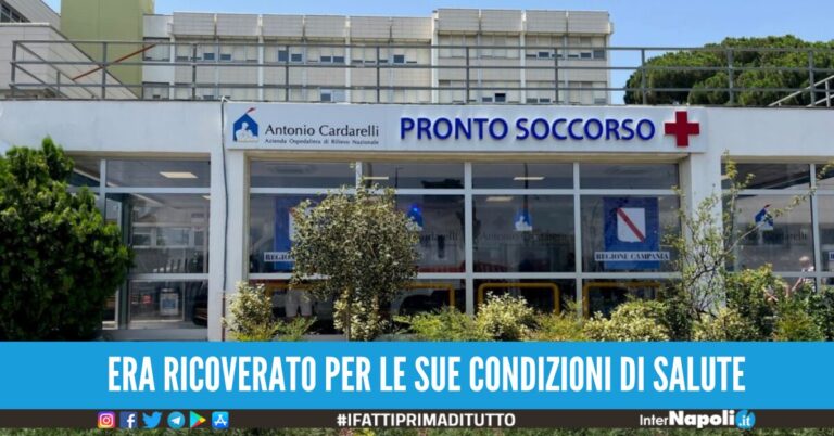 detenuto fugge cardarelli