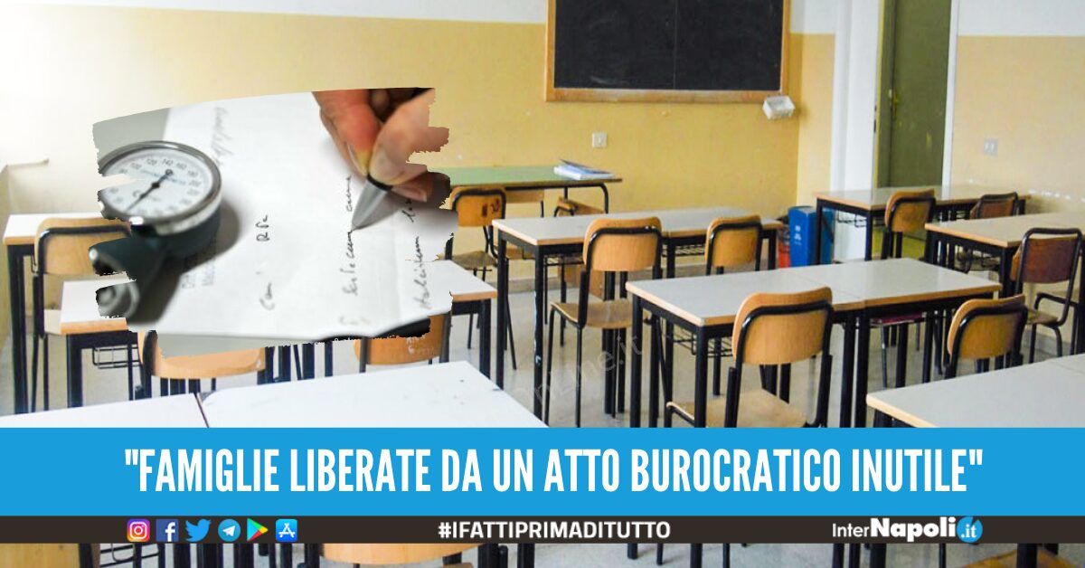 Abolito in Campania l'obbligo di certificato medico oltre i cinque