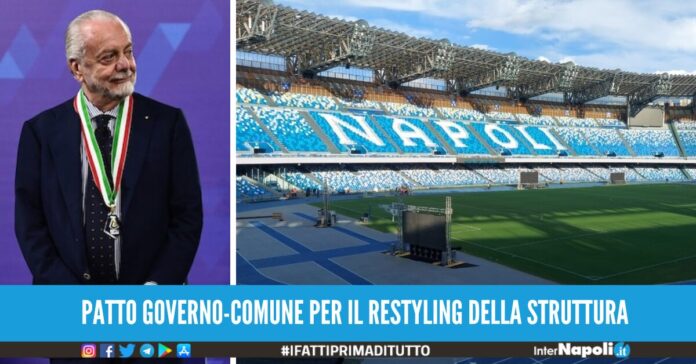 restyling stadio maradona