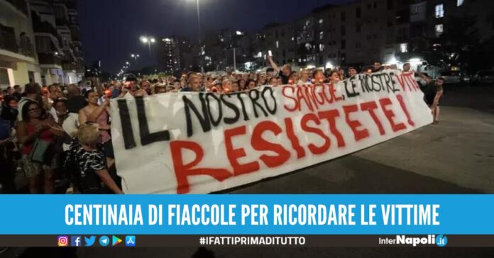 fiaccolata scampia