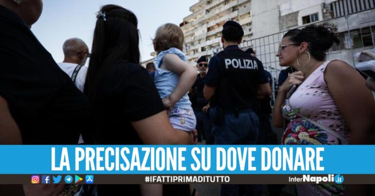Beni di prima necessità per gli sfollati di Scampia, le indicazioni per chi vuole donare