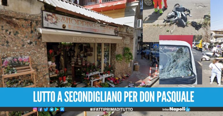 Secondigliano e Casavatore in lutto, addio a Don Pasquale è lui la vittima dell'incidente ad Arzano