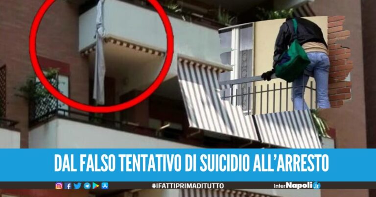 Sorpreso a rubare in un appartamento a Castellammare, prova a scappare dal balcone ladro 'salvato' dai carabinieri
