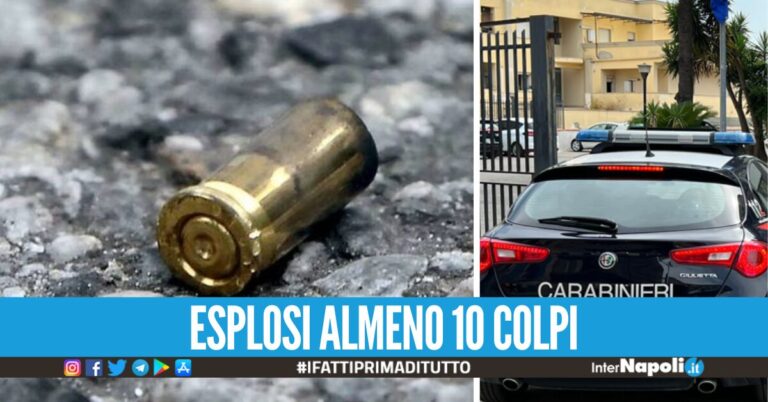 Stesa a Caivano, spari contro i distributori e le auto parcheggiate nell’area di servizio