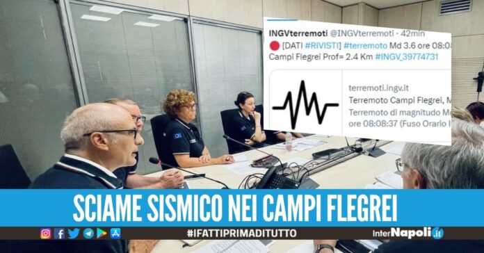 Terremoto nei Campi Flegrei, il comunicato della Protezione Civile Nazionale