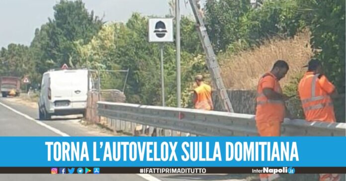 Torna l'autovelox sulla Domiziana verso Gaeta e Formia, si trova all'ingresso di Baia Azzurra