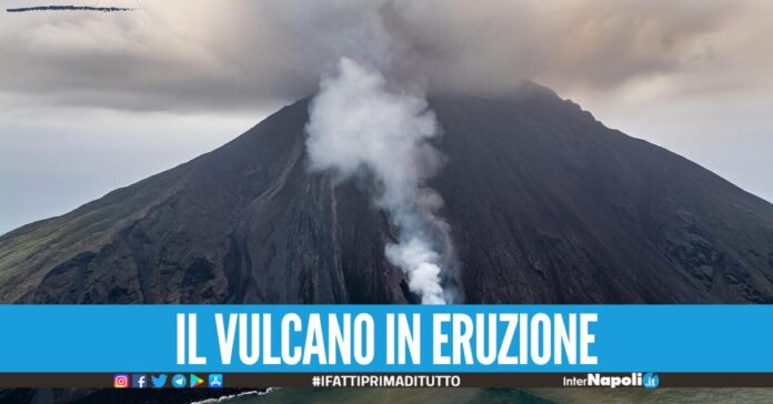 Vulcano Stromboli, allerta rossa dalla Protezione Civile Fase operativa di preallarme
