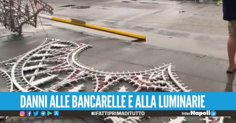 Una forte ondata di maltempo ha colpito anche Benevento dove sono state colpiti il centro della città e periferia. Le raffiche di pioggia