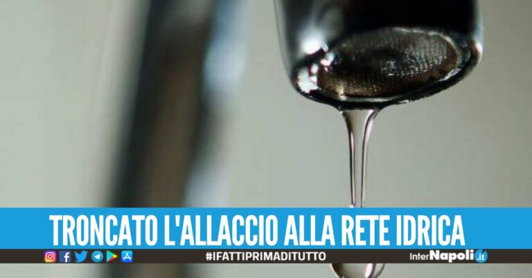 Furto d'acqua a Volla, denunciato dopo i controlli della Gori
