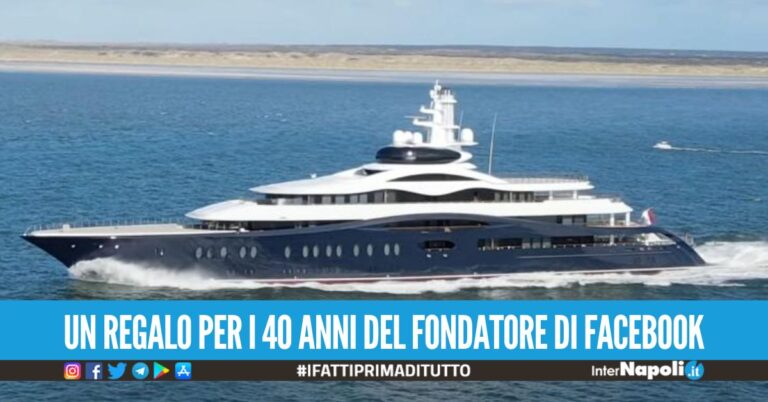 Zuckerberg a Castellammare con il mega yacht da 300 milioni di dollari