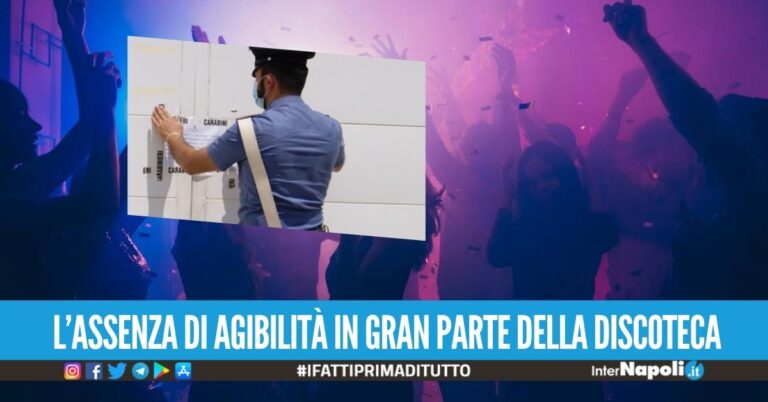 Discoteca sequestra a Pozzuoli, blitz durante la serata sul lido