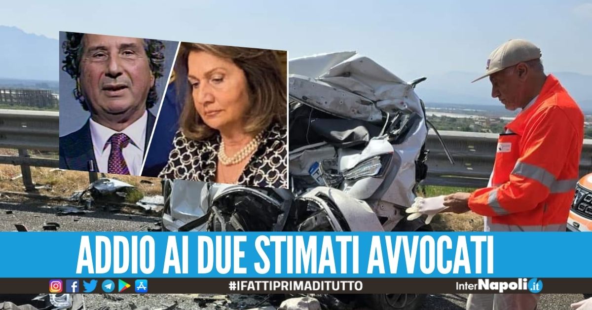 Scontro Nel Salernitano, Mario E Wilma Muoiono In Autostrada