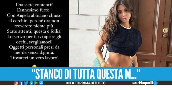 Ladri in casa di Angela Nasti, il papà contro i banditi: 