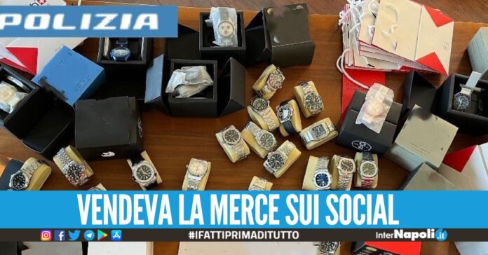 Vendeva orologi di lusso 'pezzottati', 26enne beccato a Napoli