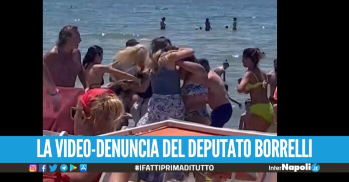 Rissa sul nodo lido a Varcaturo, lite scoppiata per un lettino