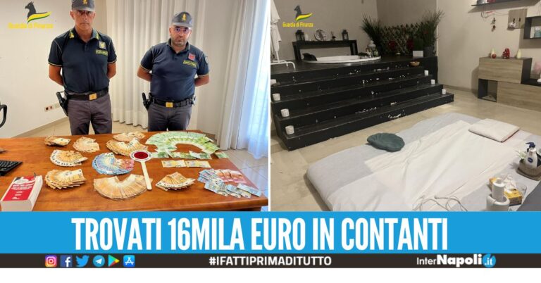 Sesso a pagamento nel centro massaggi, clienti con la 'raccolta punt'
