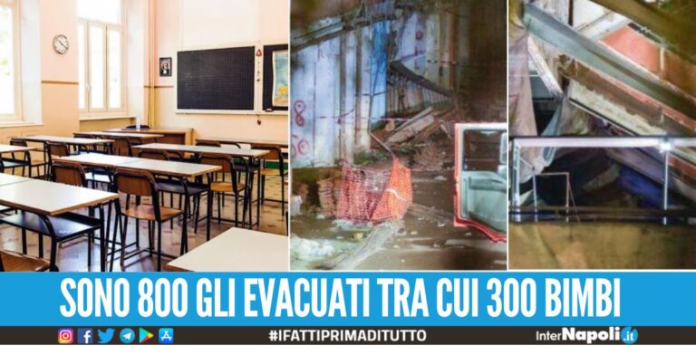 Il Comune chiede alle scuole di ospitare gli evacuati dalla Vela Celeste