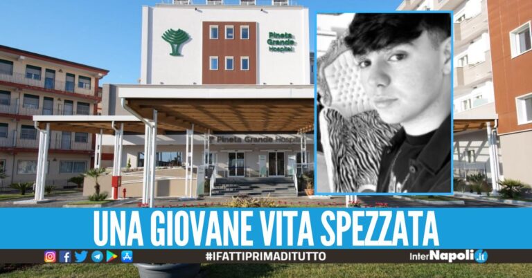 Alfredo muore all'ospedale Pineta Mare, incidente fatale per il 17enne