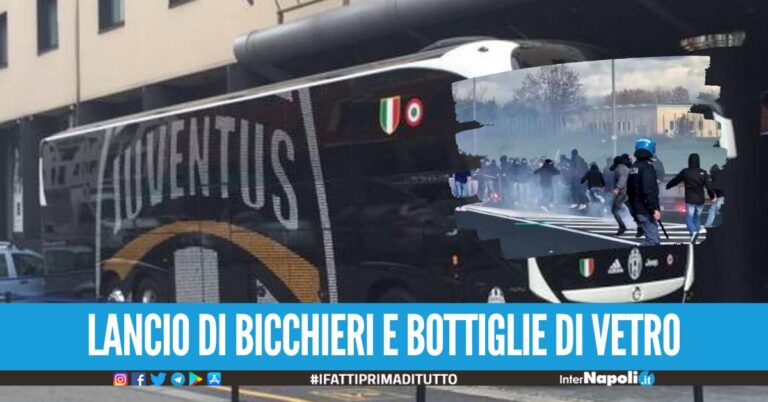 Assalto ai bus dei tifosi della Juve, Daspo a 9 ultrà del Napoli