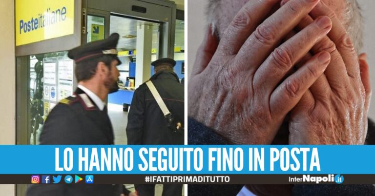 Vergogna a Grumo Nevano, anziano picchiato e scippato della pensione